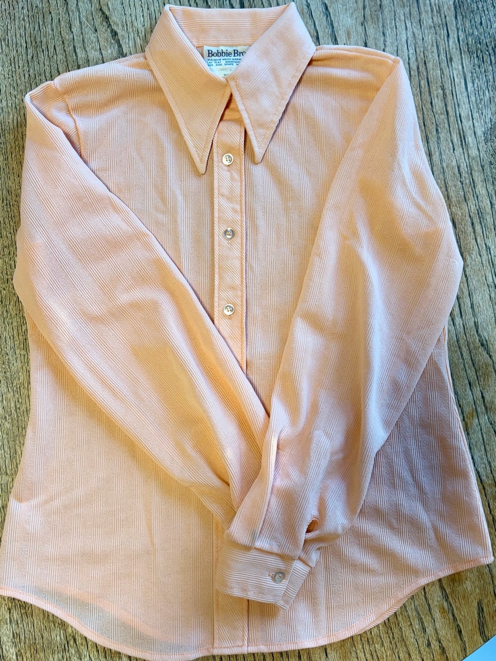 Bobbie Brooks -Peach Shirt - Small